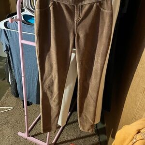 June & Daisy Tan Corduroy Pants